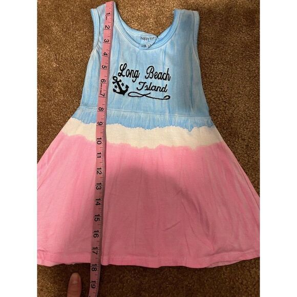 Long Beach Island Toddler Girls Tie Dye Sleeveless Dress XS - Picture 5 of 7